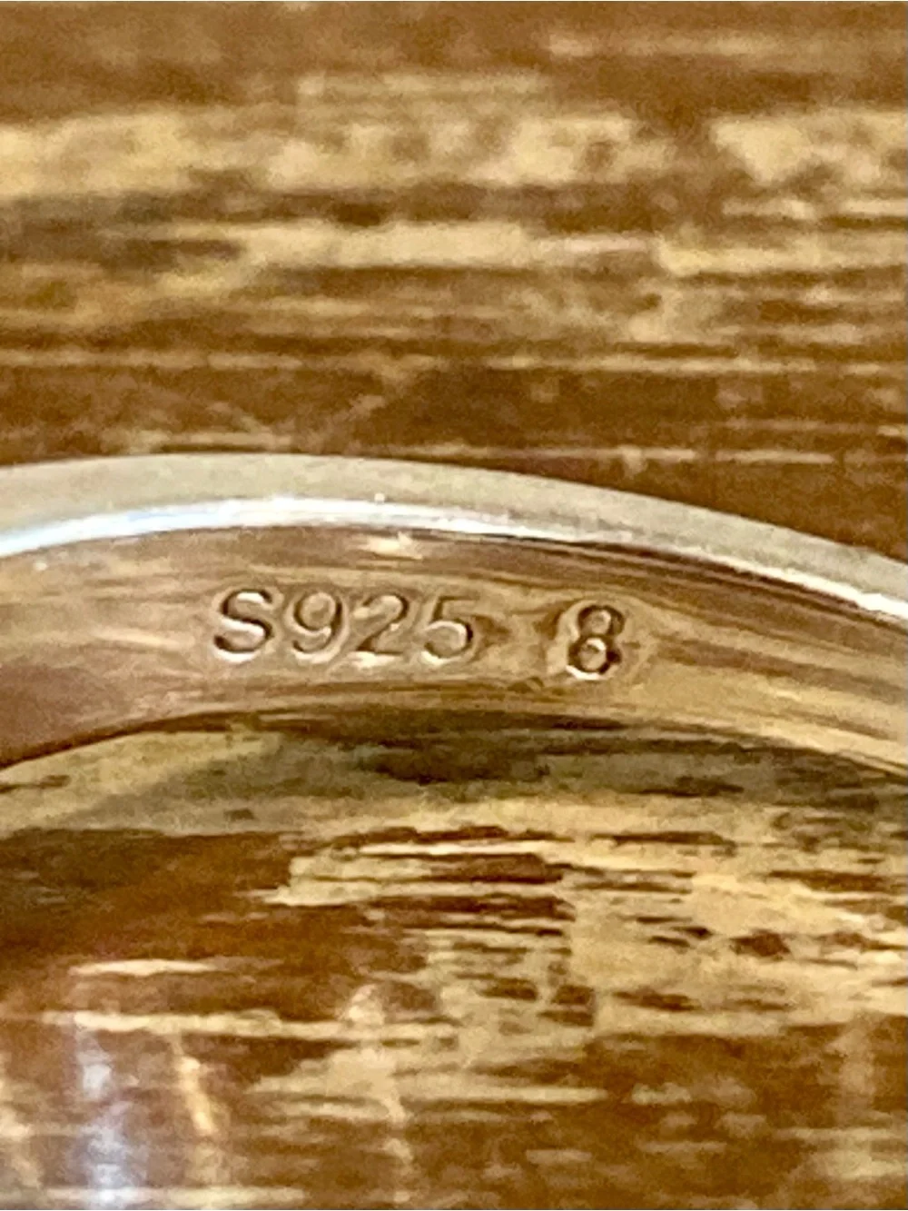 Sterling Silver 925 Disney Mickey Mouse Ring Clear Gem Size 8